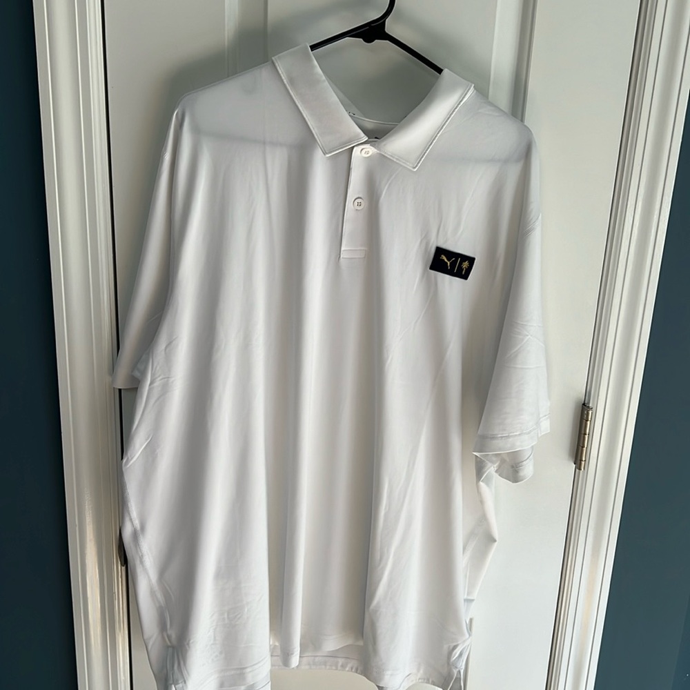 White Puma Golf Shirt. XL. New with Tags